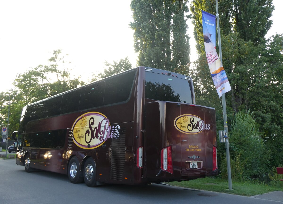 (265'086) - Solbus, Pratteln - BL 6248 - Van Hool am 27. Juli 2024 in Thun, Strandbad 