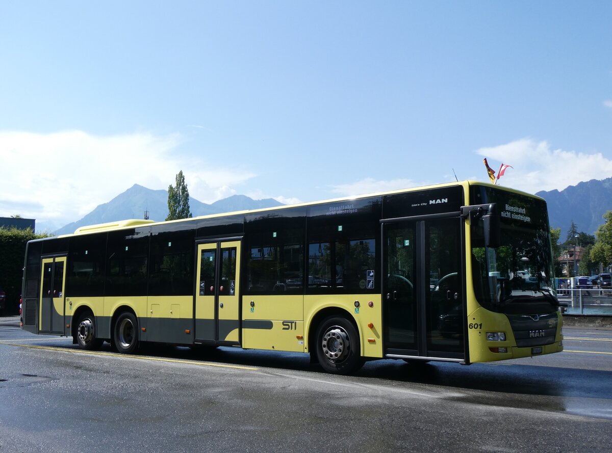 (265'323) - STI Thun - Nr. 601/BE 865'601 - MAN am 1. August 2024 bei der Schifflndte Thun