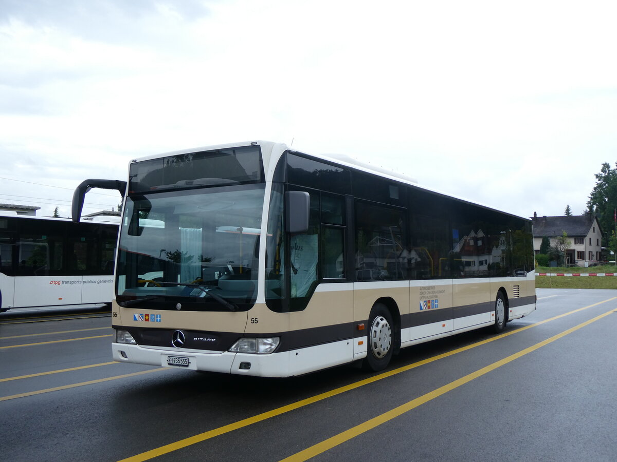 (265'763) - AZZK Zollikon - Nr. 55/ZH 735'555 - Mercedes am 17. August 2024 in Winterthur, Daimler Buses