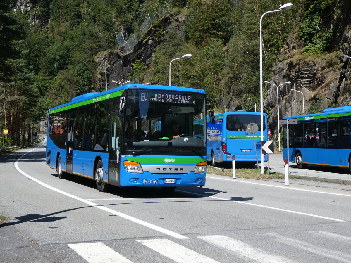 (266'030) - Autolinee Varesine, Varese - Nr. 2164/GH-334 YZ - Setra am 20. August 2024 in Iselle, Stazione