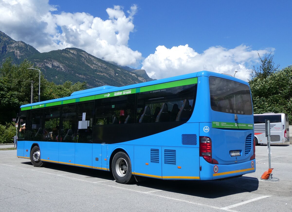 (266'063) - Autolinee Varesine, Varese - Nr. 146/FT-300 ZS - Setra am 20. August 2024 beim Bahnhof Domodossola