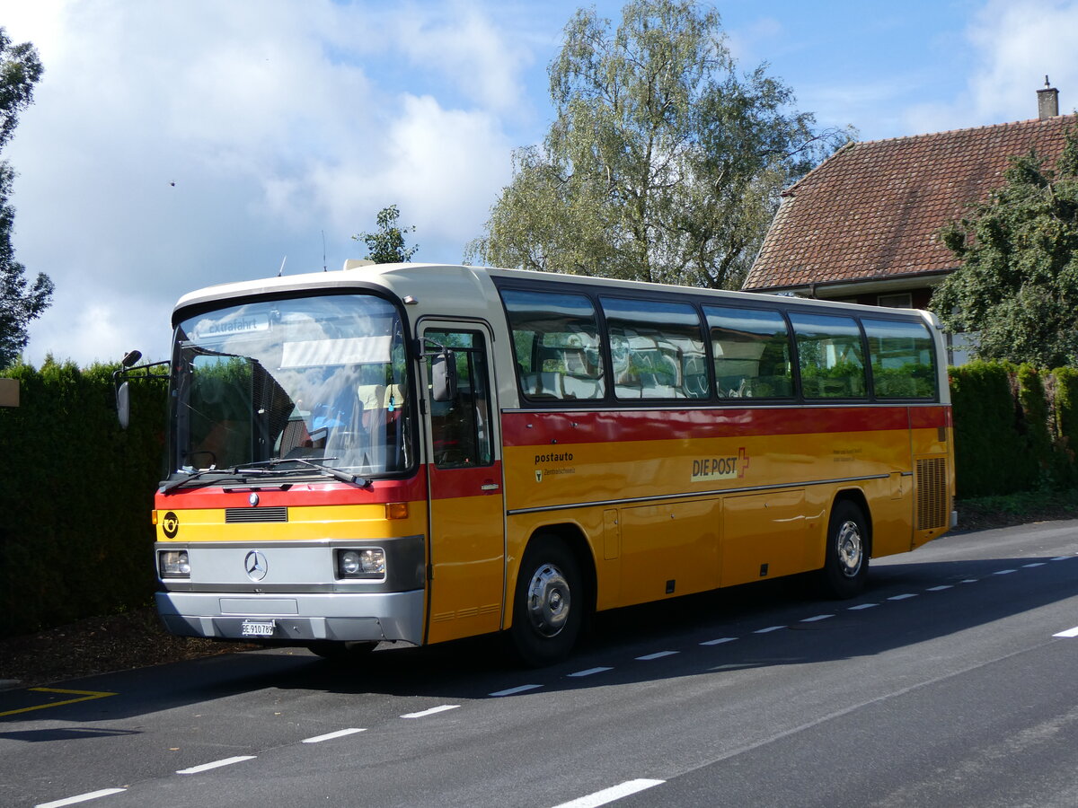 (266'891) - Buzzi, Bern - BE 910'789 - Mercedes (ex Mattli, Wassen PID 2295) am 10. September 2024 in Sriswil, Dorf