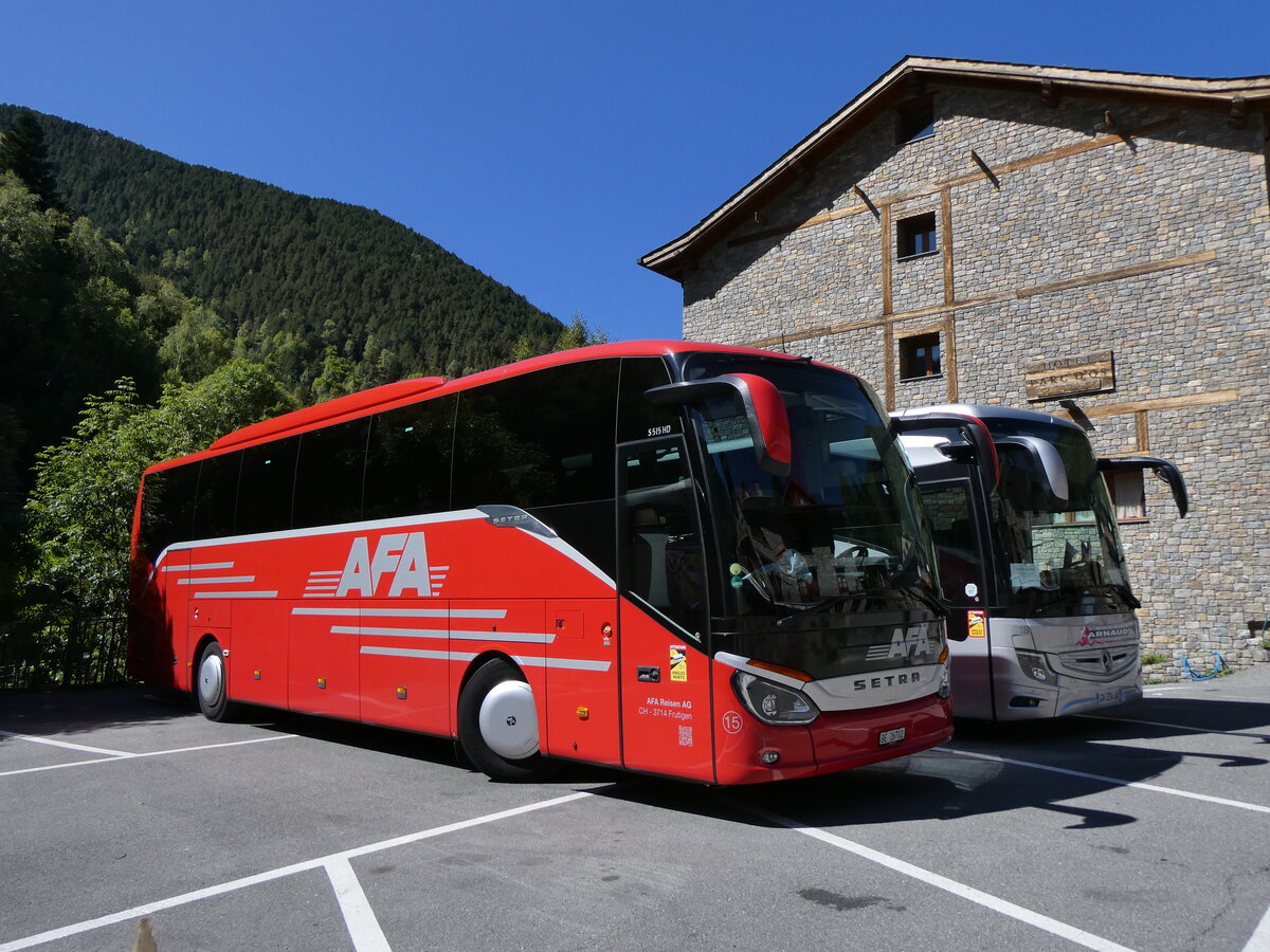 (267'098) - Aus der Schweiz: AFA Adelboden - Nr. 15/BE 26'702 - Setra am 17. September 2024 in Os de Civis