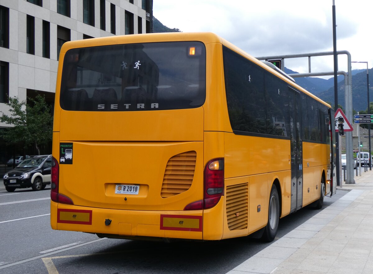 (267'210) - Coopalsa, Andorra la Vella - R2018 - Setra am 18. September 2024 in Andorra la Vella, Estaci Nacional Autobusos