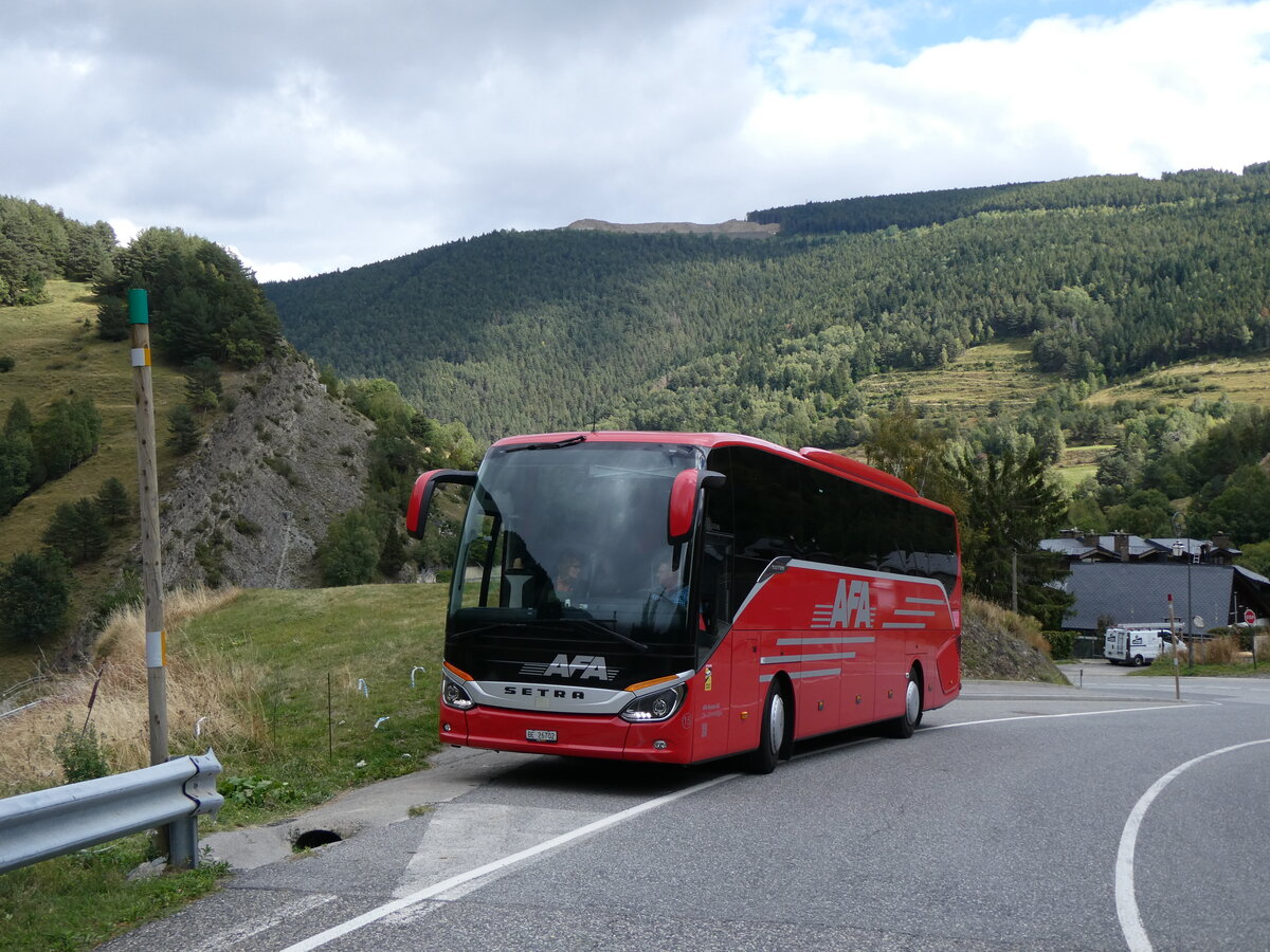 (267'225) - Aus der Schweiz: AFA Adelboden - Nr. 15/BE 26'702 - Setra am 18. September 2024 in Pal, Super Pal