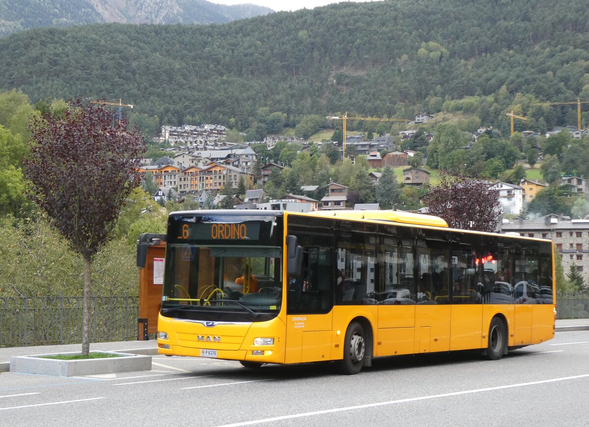 (267'243) - Coopalsa, Andorra la Vella - P6376 - MAN am 18. September 2024 in La Massana, El Travs