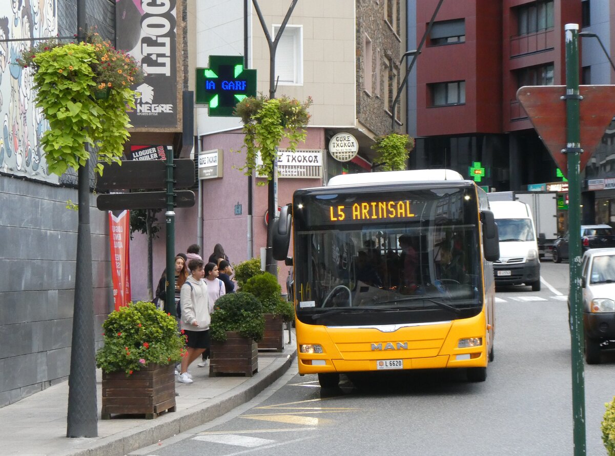 (267'259) - Coopalsa, Andorra la Vella - L6620 - MAN (ex CIA Andorra la Vella) am 18. September 2024 in La Massana, Centre de la Vila