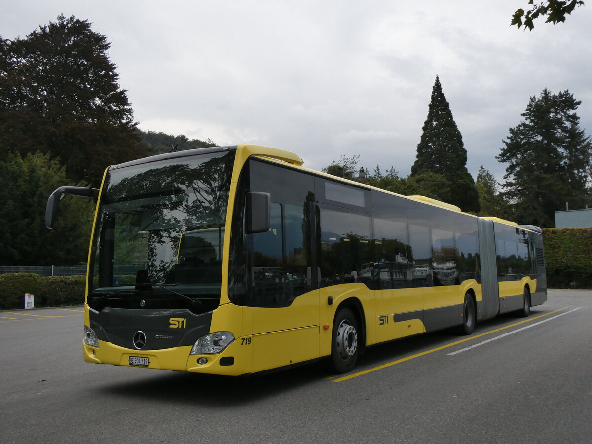 (267'513) - STI Thun - Nr. 719/BE 904'719 - Mercedes am 22. September 2024 bei der Schifflndte Thun