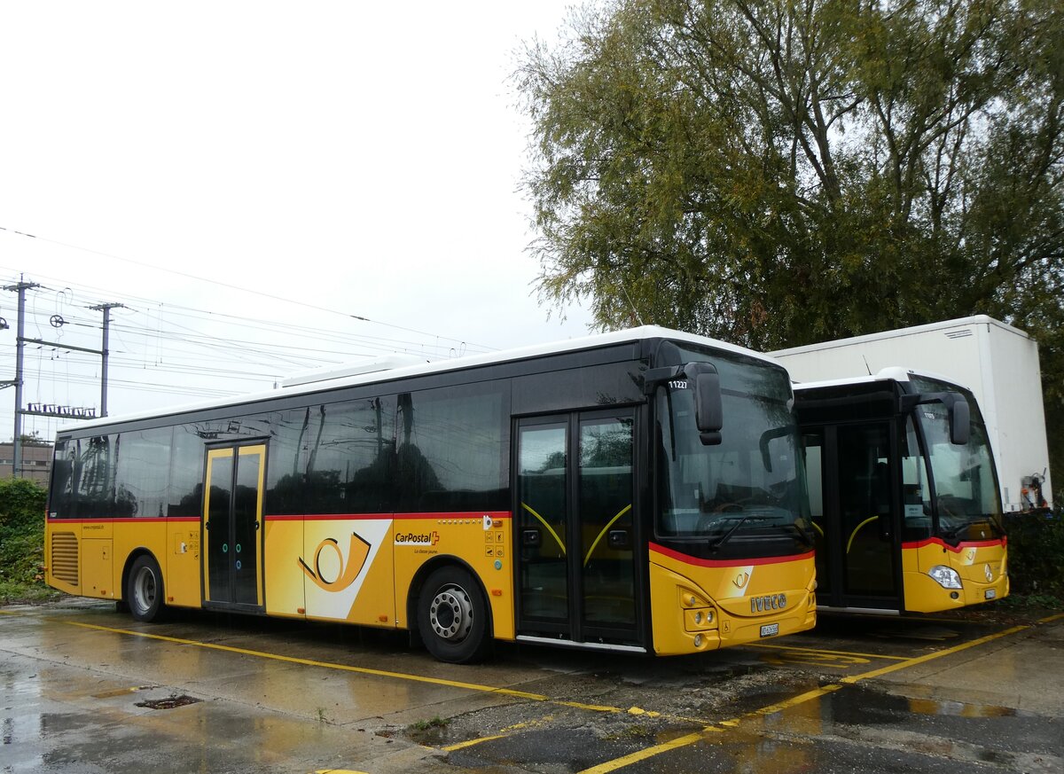 (267'635) - CarPostal Ouest - VD 626'568/PID 11'227 - Iveco am 1. Oktober 2024 in Yverdon, Garage