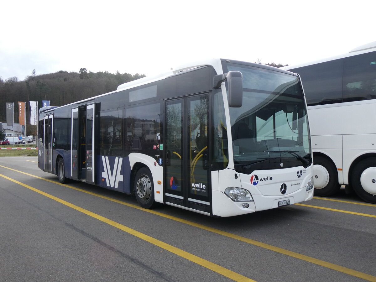 (267'659) - Limmat Bus, Dietikon - AG 470'328 - Mercedes am 7. Dezember 2024 in Winterthur, Daimler Buses