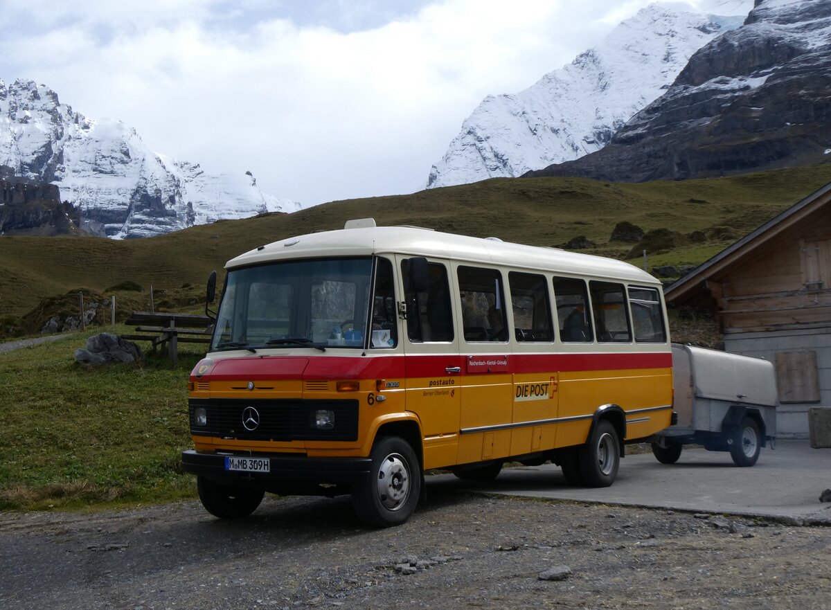 (268'110) - Aus Deutschland: Hahn, Mnchen - Nr. 6/M-MB 309H - Mercedes (ex Mller, CH-Ennetmoos Nr. 6; ex Portenier, CH-Adelboden Nr. 6/PID 492; ex Geiger, CH-Adelboden Nr. 6) am 12. Oktober 2024 auf dem Bundlger