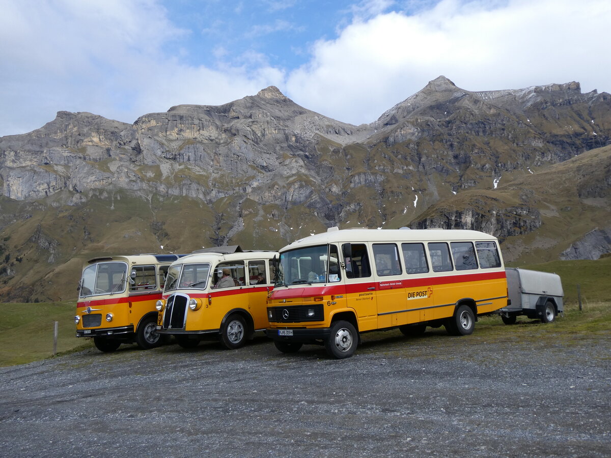 (268'113) - Aus Deutschland: Hahn, Mnchen - Nr. 6/M-MB 309H - Mercedes (ex Mller, CH-Ennetmoos Nr. 6; ex Portenier, CH-Adelboden Nr. 6/PID 492; ex Geiger, CH-Adelboden Nr. 6) am 12. Oktober 2024 auf dem Bundlger