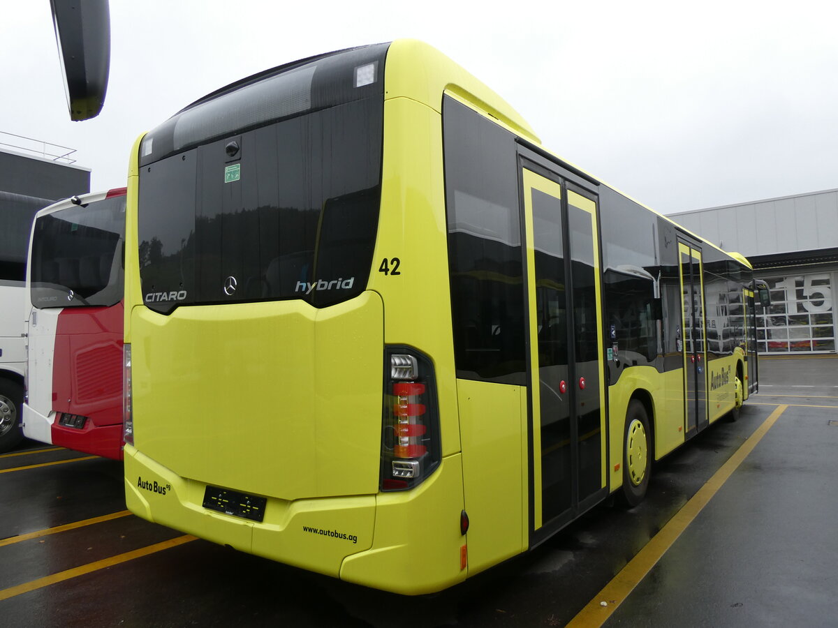 (268'297) - AAGL Liestal - Nr. 42 - Mercedes am 20. Oktober 2024 in Winterthur, Daimler Buses