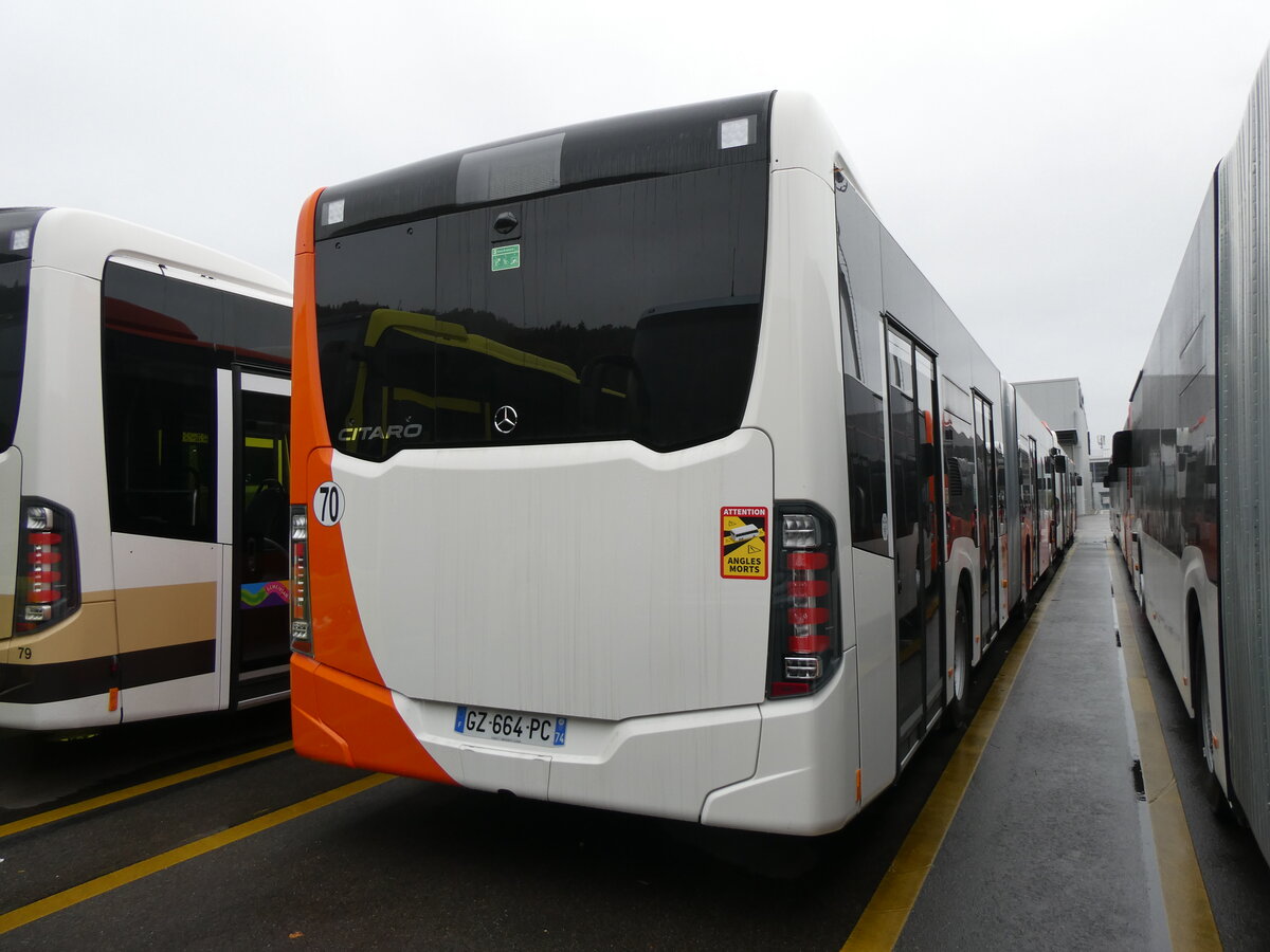 (268'309) - Aus Frankreich: Gem'Bus, St-Julien-en-Genevois - GZ 664 PC - Mercedes am 20. Oktober 2024 in Winterthur, Daimler Buses