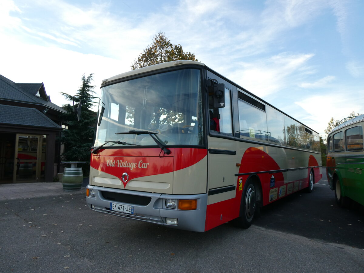 (268'450) - Europ. Classic Motors, Haguenau - BK 471 JZ - Irisbus-Karosa (ex Herviaux, Guer) am 25. Oktober 2024 in Kintzheim, Cigoland