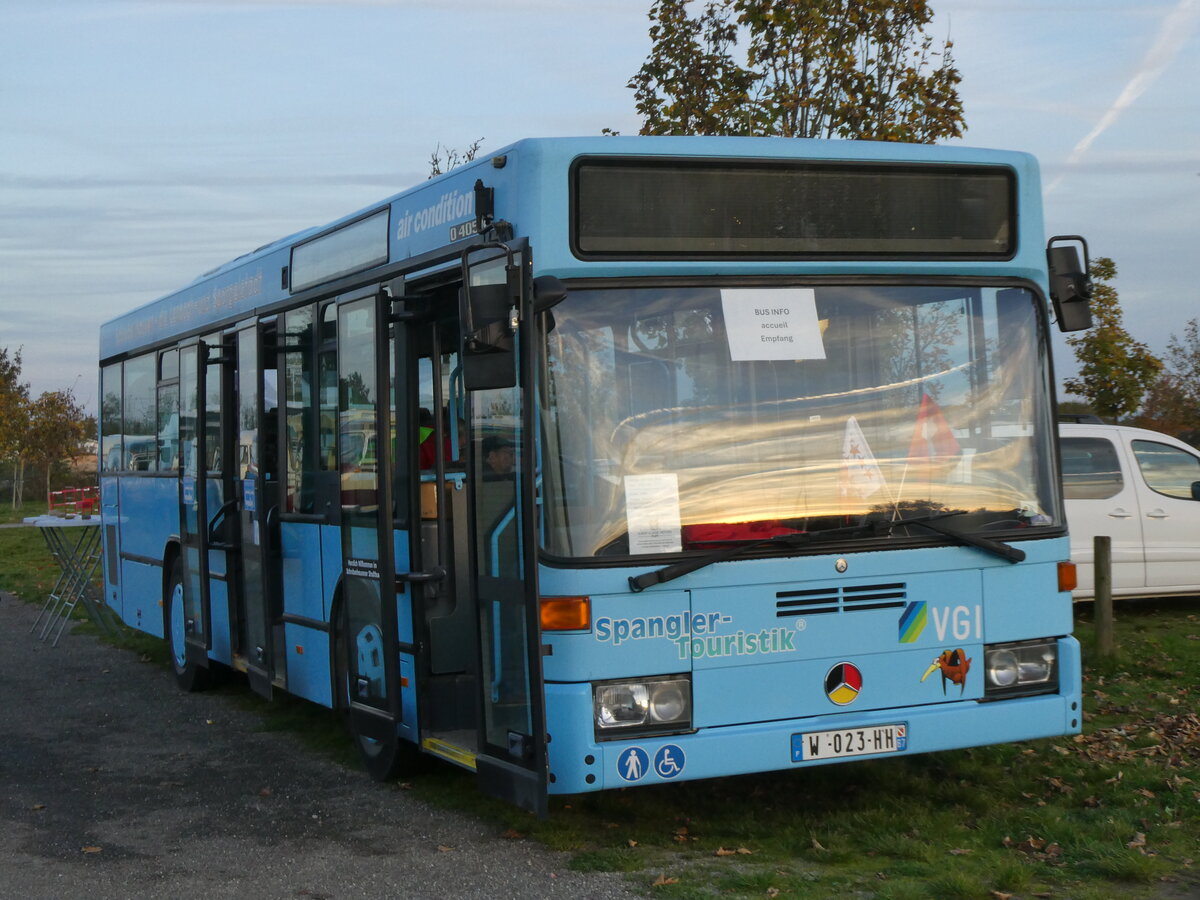 (268'511) - Aus Deutschland: Spangler, Pttmes (ECM) - W 023 HH - Mercedes am 25. Oktober 2024 in Kintzheim, Cigoland