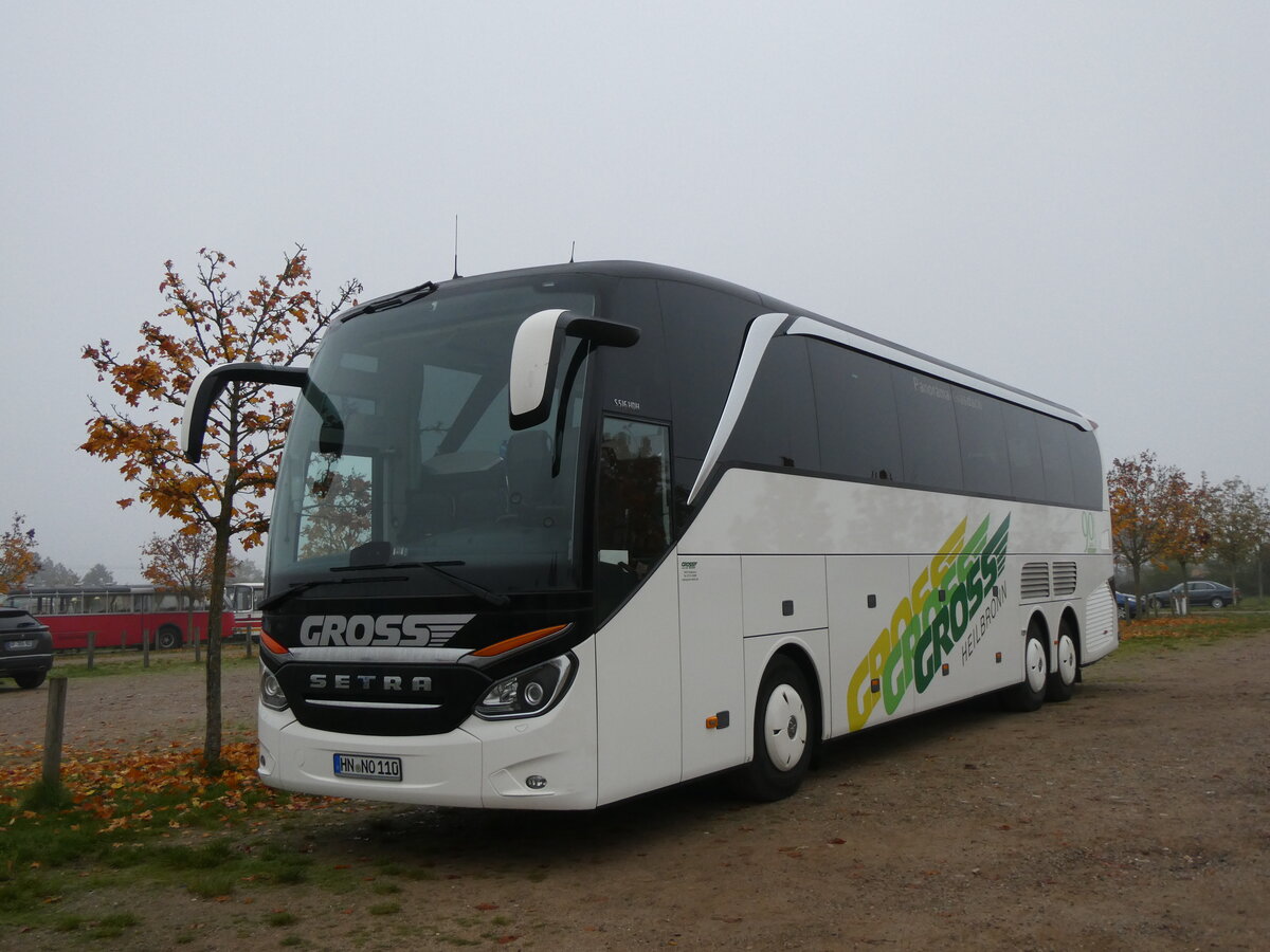 (268'519) - Aus Deutschland: Gross, Heilbronn - HN-NO 110 - Setra am 26. Oktober 2024 in Kintzheim, Cigoland