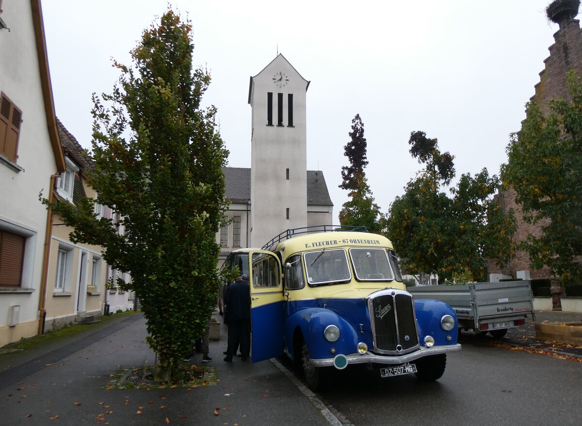 (268'562) - Flecher, Ohnenheim - DZ 507 MG - Saurer/Di Rosa am 26. Oktober 2024 in Ostheim, Place des Cigognes