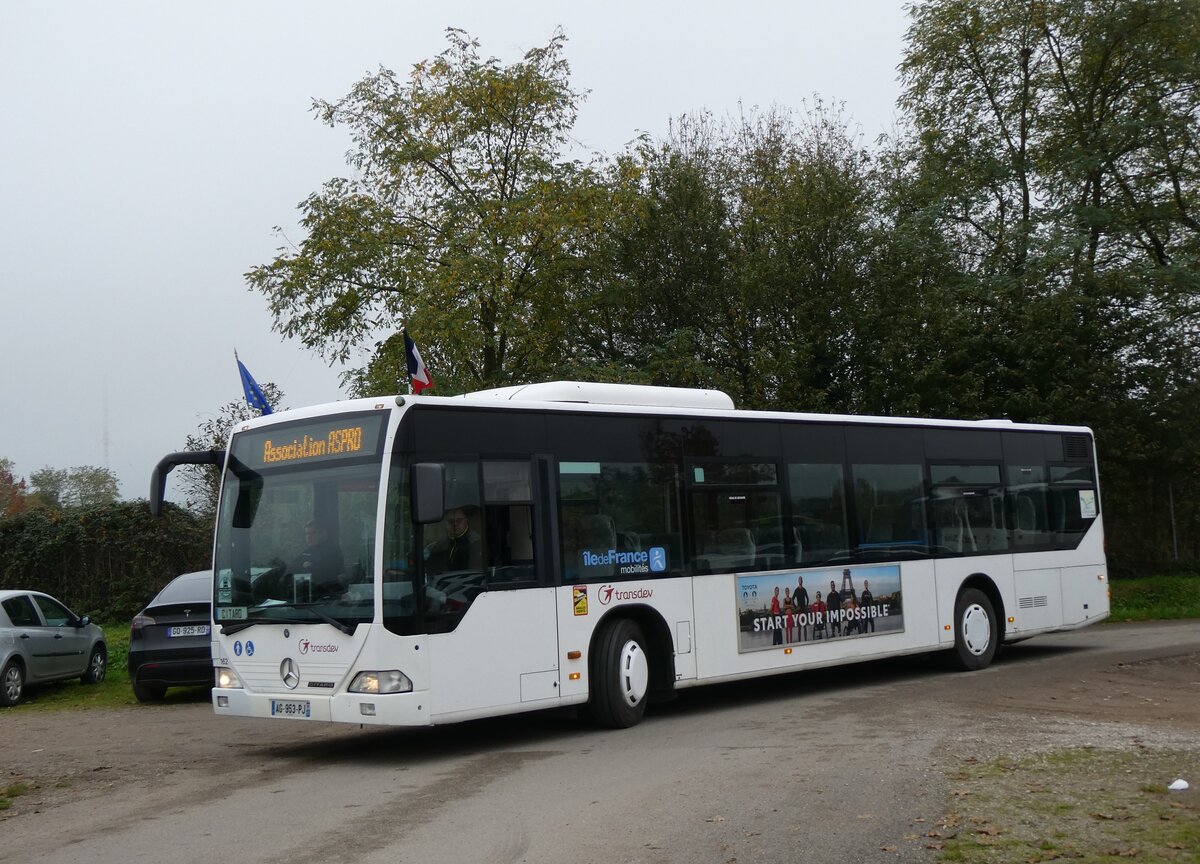 (268'664) - Transdev, Essonnes (ASPRO) - Nr. 162/AG 953 PJ - Mercedes am 26. Oktober 2024 in Kintzheim, Cigoland