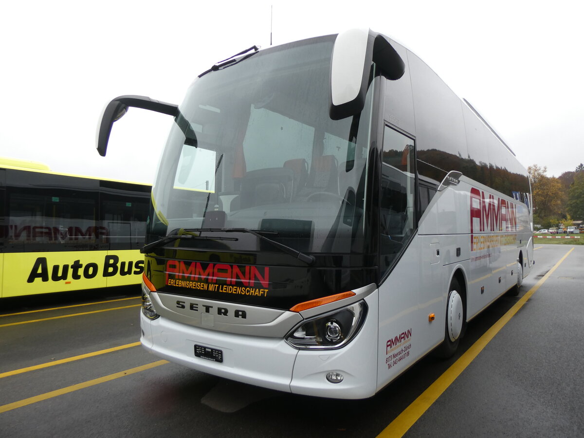 (268'896) - Ammann, Neerach - (142'590) - Setra am 2. November 2024 in Winterthur, Daimler Buses