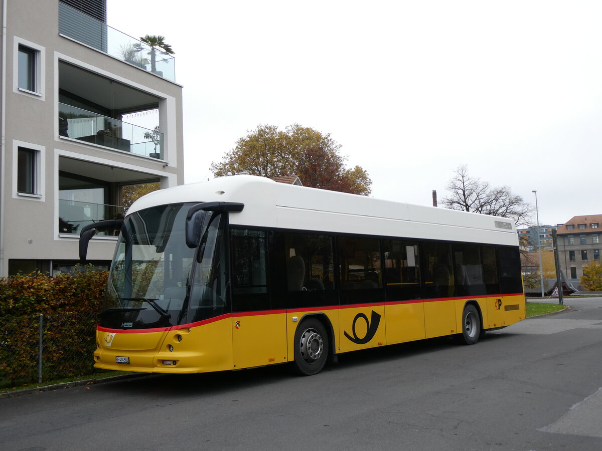 (268'944) - PostAuto Bern - BE 474'560/PID 10'247 - Hess am 4. November 2024 in Thun, Garage STI