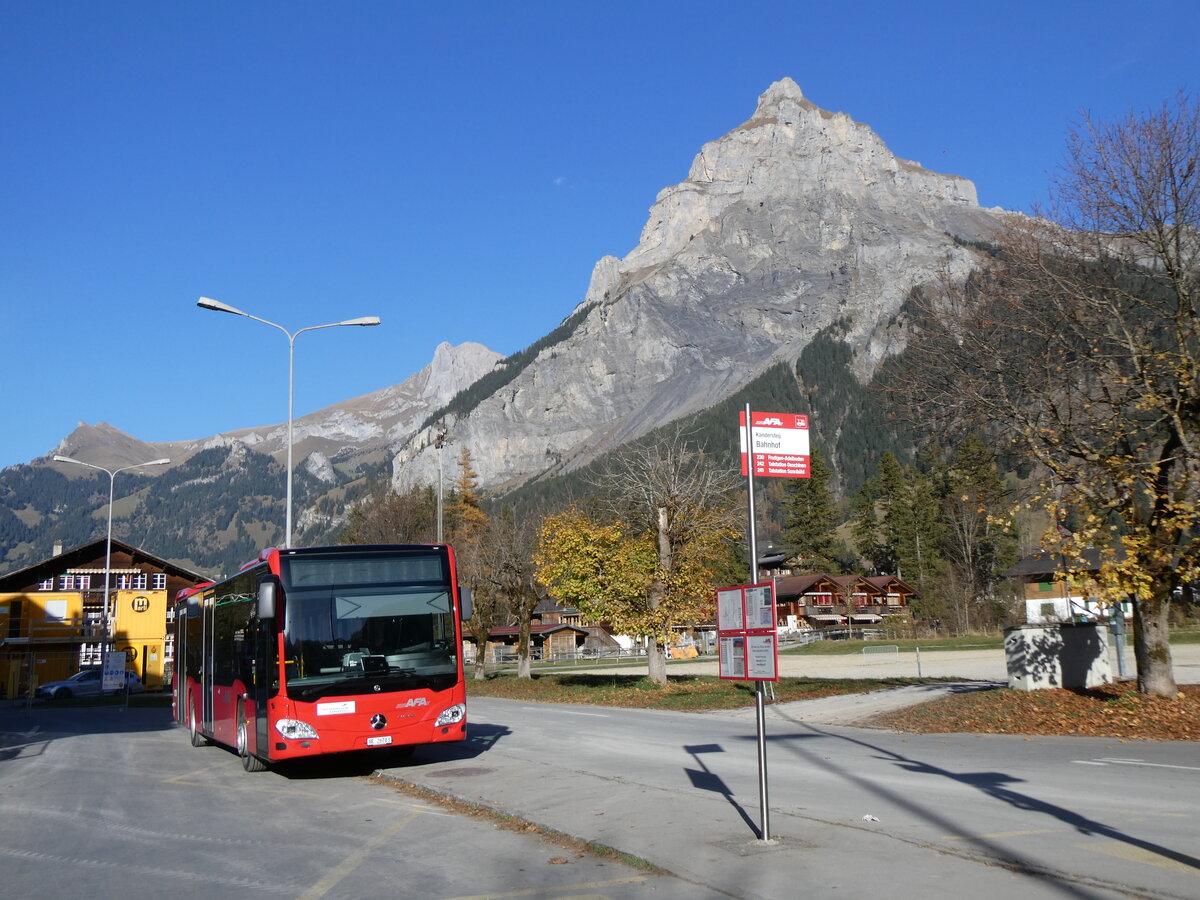 (268'953) - AFA Adelboden - Nr. 30/BE 26'703 - Mercedes am 5. November 2024 beim Bahnhof Kandersteg