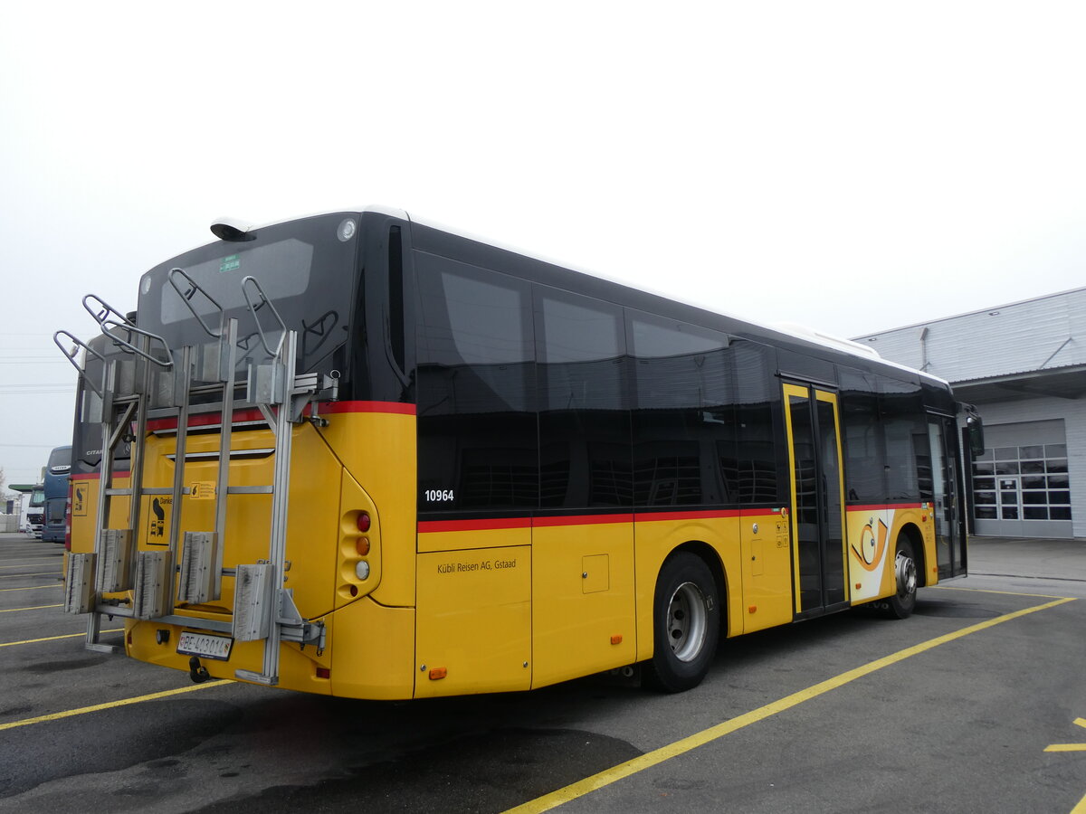 (269'117) - Kbli, Gstaad - BE 403'014/PID 10'964 - Volvo am 10. November 2024 in Kerzers, Interbus