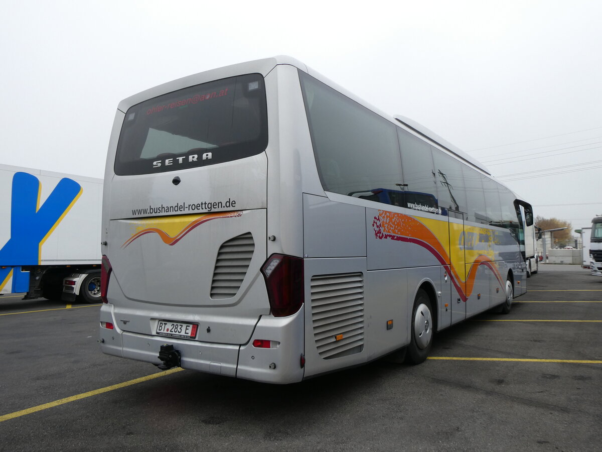 (269'122) - Aus Deutschland: Rttgen, Untersteinach - BT 283 E - Setra (ex Ohler, A-Pettenbach) am 10. November 2024 in Kerzers, Interbus