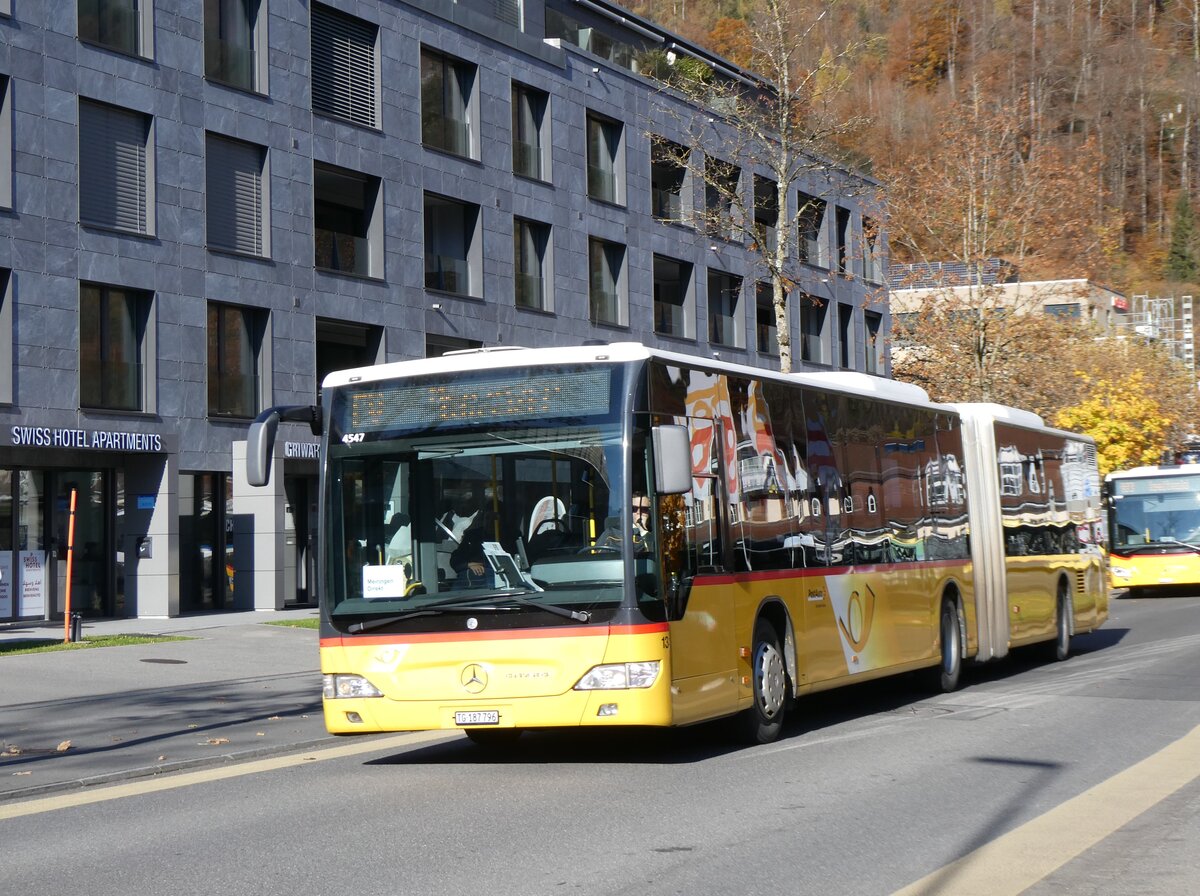 (269'154) - Eurobus, Arbon - Nr. 13/TG 187'796/PID 4547 - Mercedes am 14. November 2024 beim Bahnhof Interlaken Ost