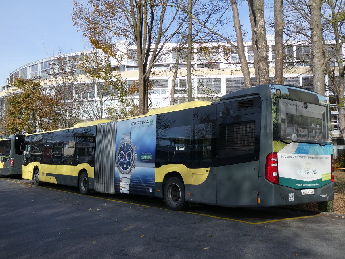 (269'243) - STI Thun - Nr. 183/BE 804'183 - Mercedes am 18. November 2024 bei der Schifflndte Thun