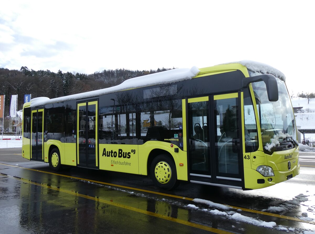 (269'343) - AAGL Liestal - Nr. 43 - Mercedes am 23. November 2024 in Winterthur, Daimler Buses