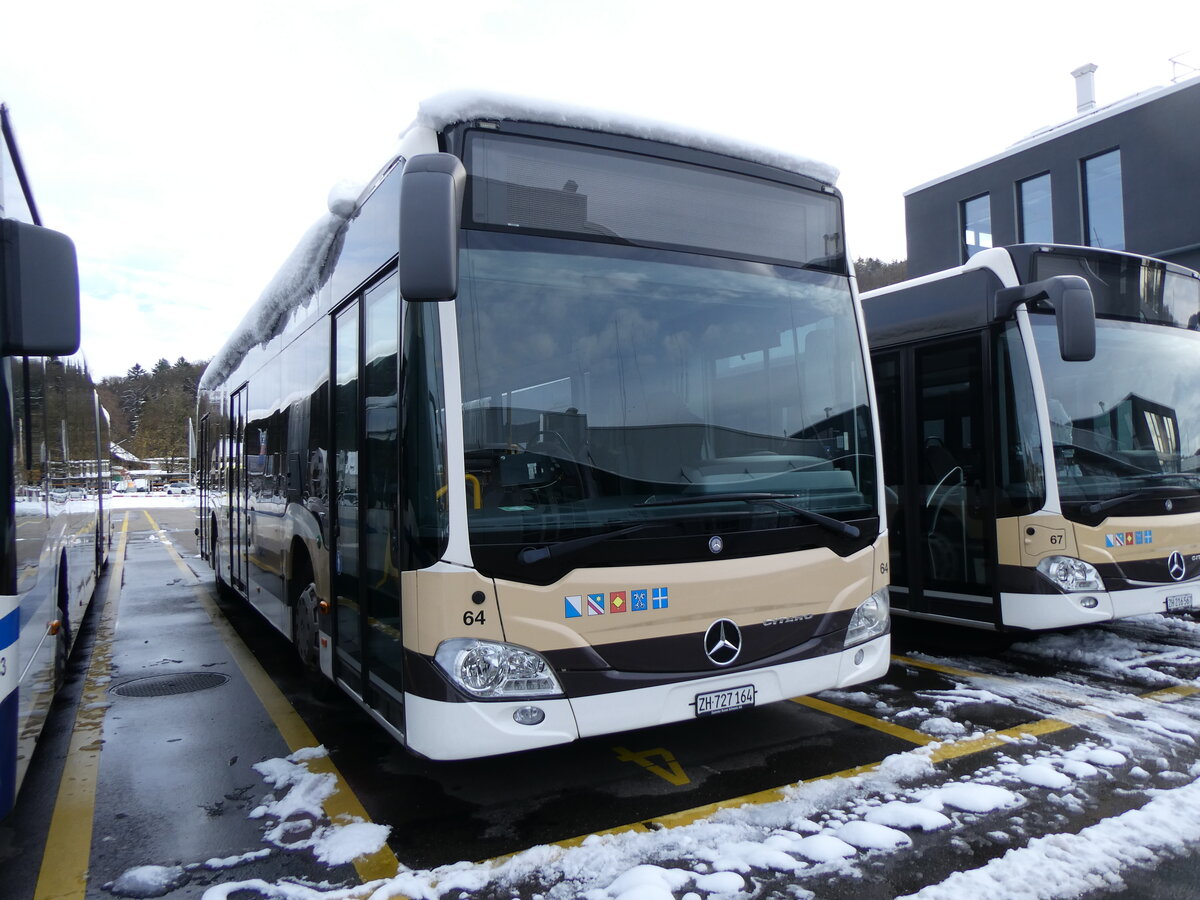 (269'359) - AZZK Zollikon - Nr. 64/ZH 727'164 - Mercedes am 23. November 2024 in Winterthur, Daimler Buses