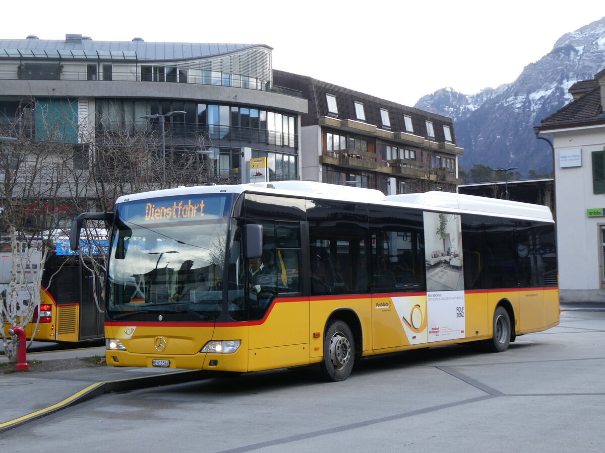 (269'635) - PostAuto Bern - BE 610'544/PID 5417 - Mercedes (ex BE 538'988; ex BE 637'781) am 6. Dezember 2024 beim Bahnhof Interlaken West