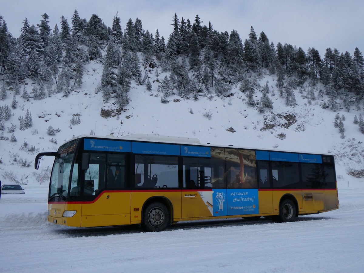 (270'069) - PostAuto Bern - BE 610'539/PID 5270 - Mercedes (ex BE 700'281; ex Schmocker, Stechelberg Nr. 2) am 21. Dezember 2024 Col du Pillon, Glacier 3000