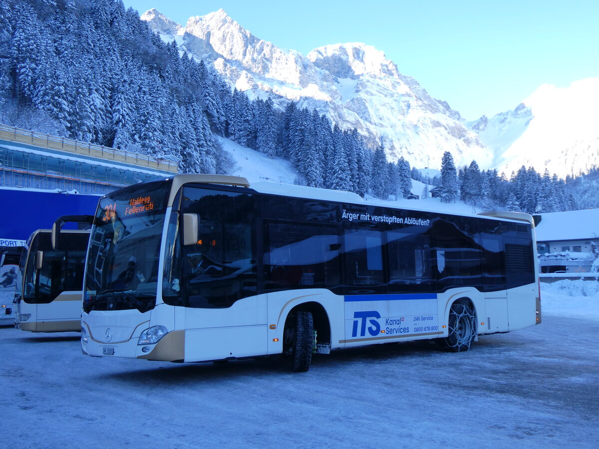 (270'179) - EAB Engelberg - Nr. 4/OW 10'265 - Mercedes am 25. Dezember 2024 in Engelberg, Talstation Titlis