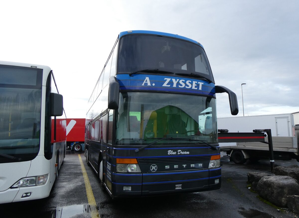 (270'659) - Zysset, Kirchdorf - Nr. 55 - Setra am 5. Januar 2025 in Kerzers, Interbus