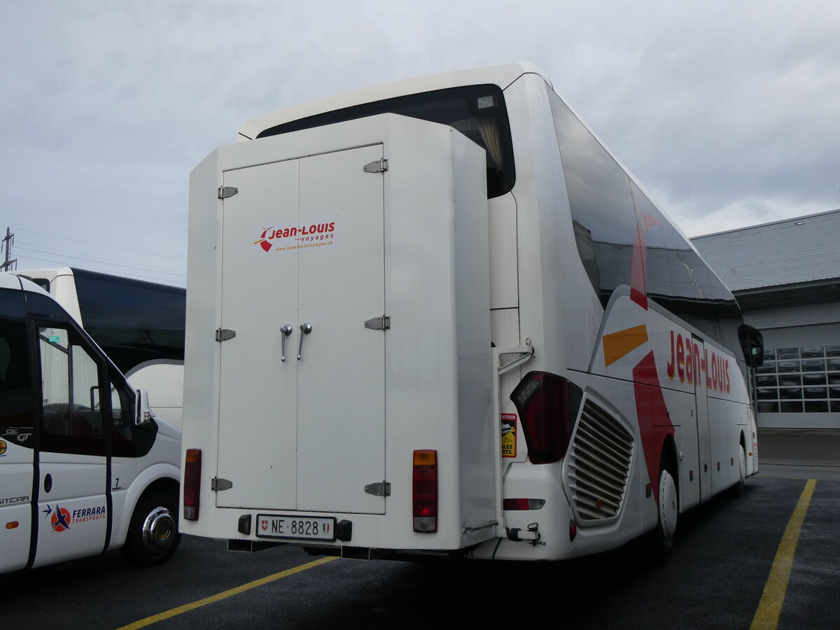 (270'670) - Jean-Louis, Ftigny - Nr. 43/NE 8828 - Setra am 5. Januar 2025 in Kerzers, Interbus