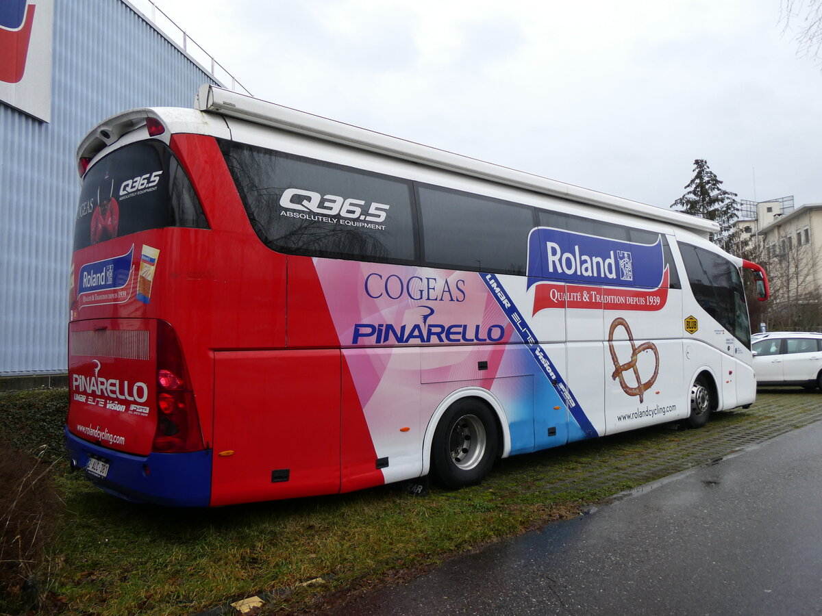 (270'774) - Aus Belgien: Roland Cycling Team - 2-ALC-381 - Irizar am 9. Januar 2025 in Murten, Roland