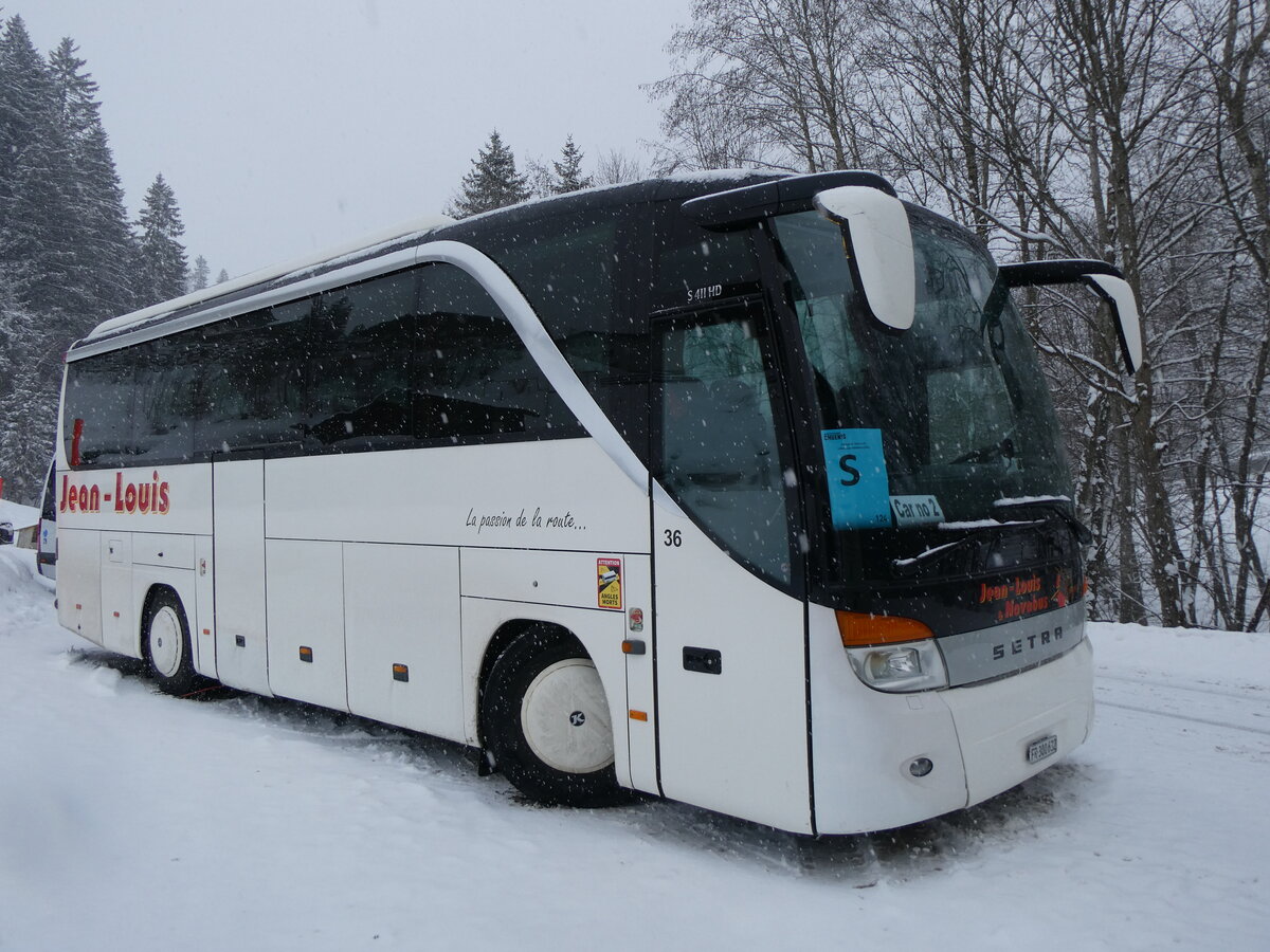 (270'934) - Jean-Louis, Ftigny - Nr. 36/FR 300'632 - Setra am 11. Januar 2025 in Adelboden, ASB