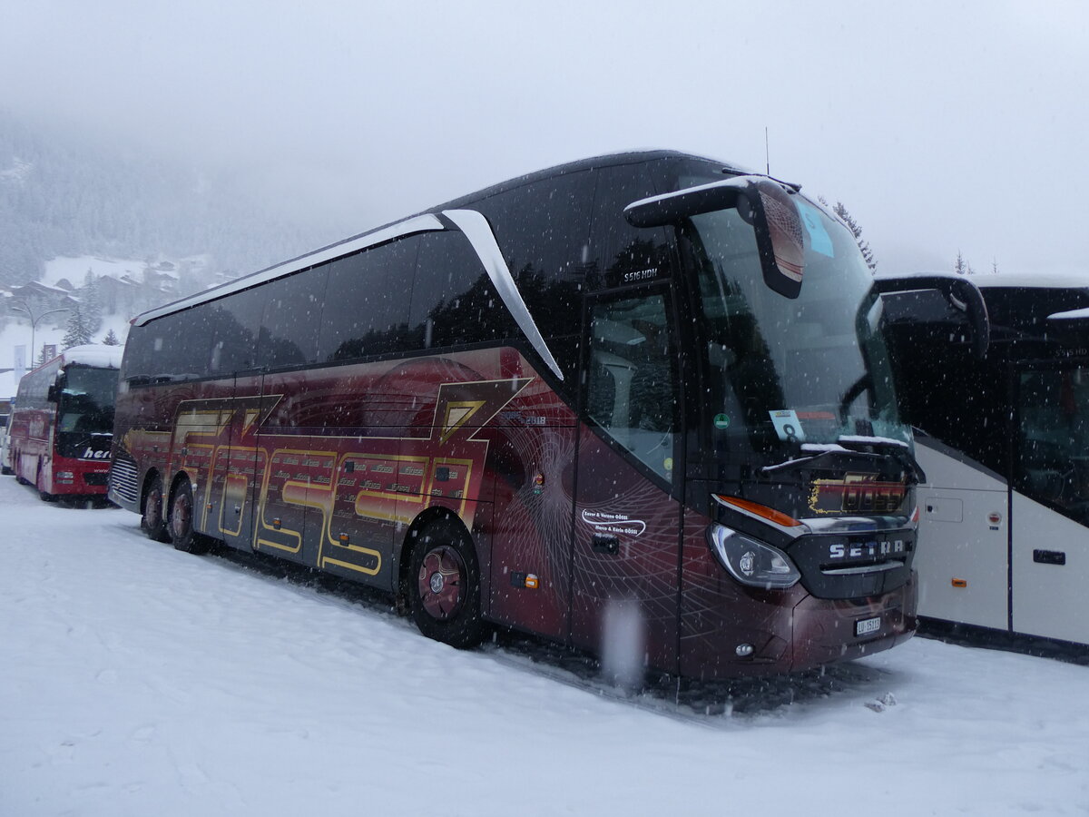 (270'984) - Gssi, Horw - LU 15'113 - Setra am 11. Januar 2025 in Adelboden, ASB