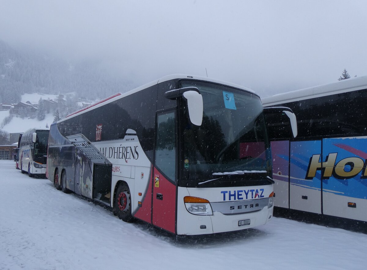 (270'985) - Theytaz, Sion - VS 11'001 - Setra am 11. Januar 2025 in Adelboden, ASB