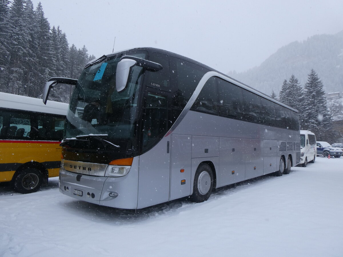 (271'008) - Bernard, Monthey - VS 21'162 - Setra am 11. Januar 2025 in Adelboden, ASB