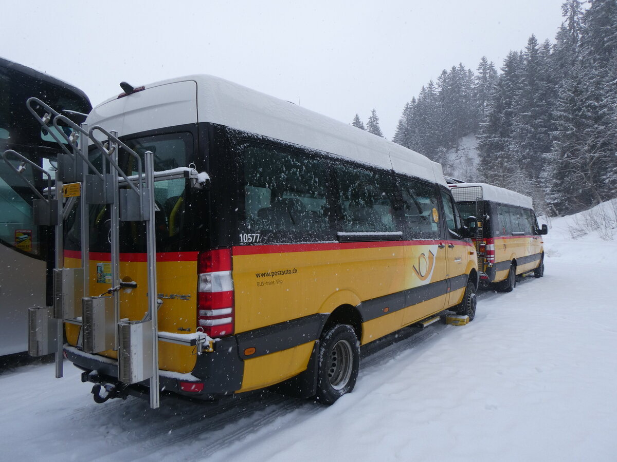 (271'021) - BUS-trans, Visp - VS 6520/PID 10'577 - Mercedes (ex VS 450) am 11. Januar 2025 in Adelboden, ASB