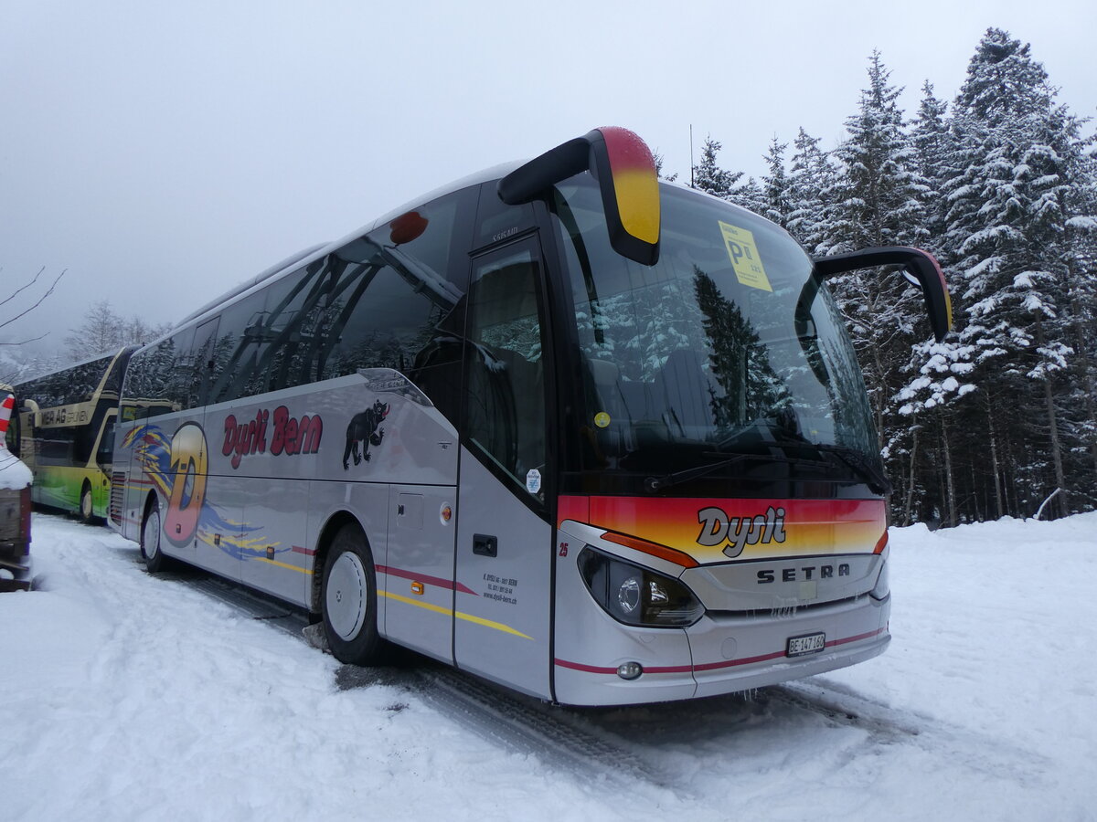 (271'092) - Dysli, Bern - Nr. 25/BE 147'160 - Setra am 11. Januar 2025 in Adelboden, Unter dem Birg