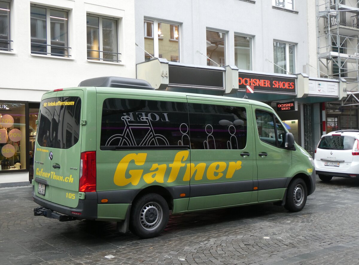 (271'492) - Gafner, Gwatt - Nr. 107/BE 244'987 - Mercedes am 28. Januar 2025 in Thun, Blliz