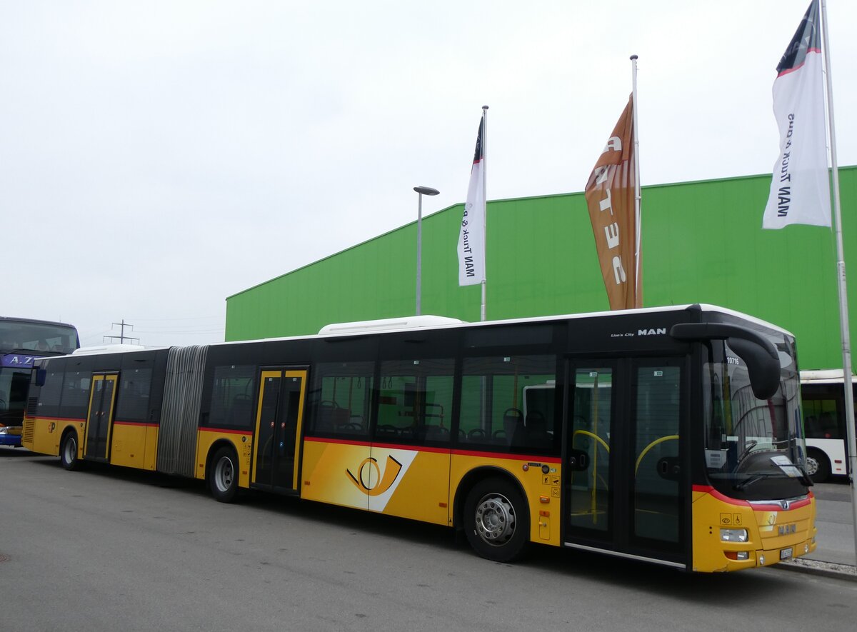 (271'516) - CarPostal Ouest - VD 623'516/PID 10'716 - MAN (ex JU 26'104) am 1. Februar 2025 in Kerzers, Interbus