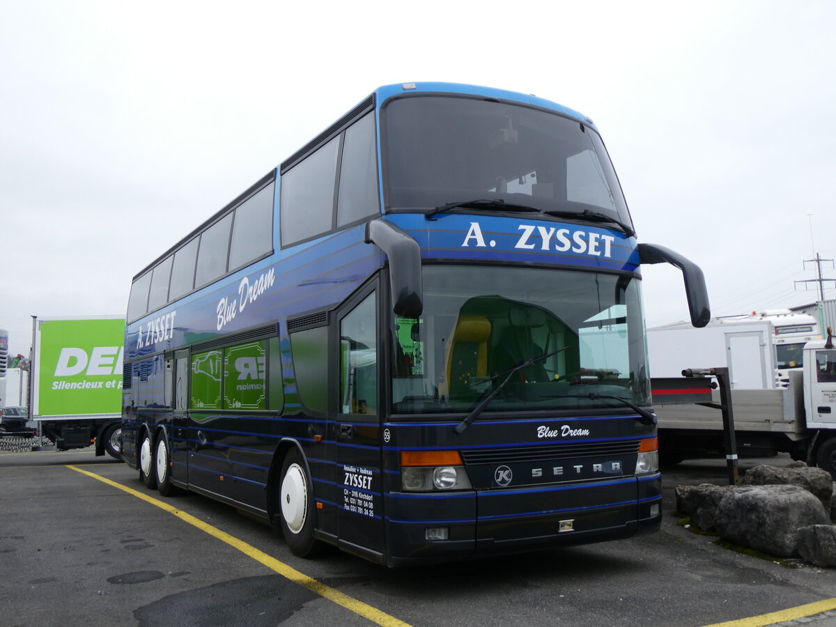 (271'521) - Zysset, Kirchdorf - Nr. 55 - Setra am 1. Februar 2025 in Kerzers, Interbus