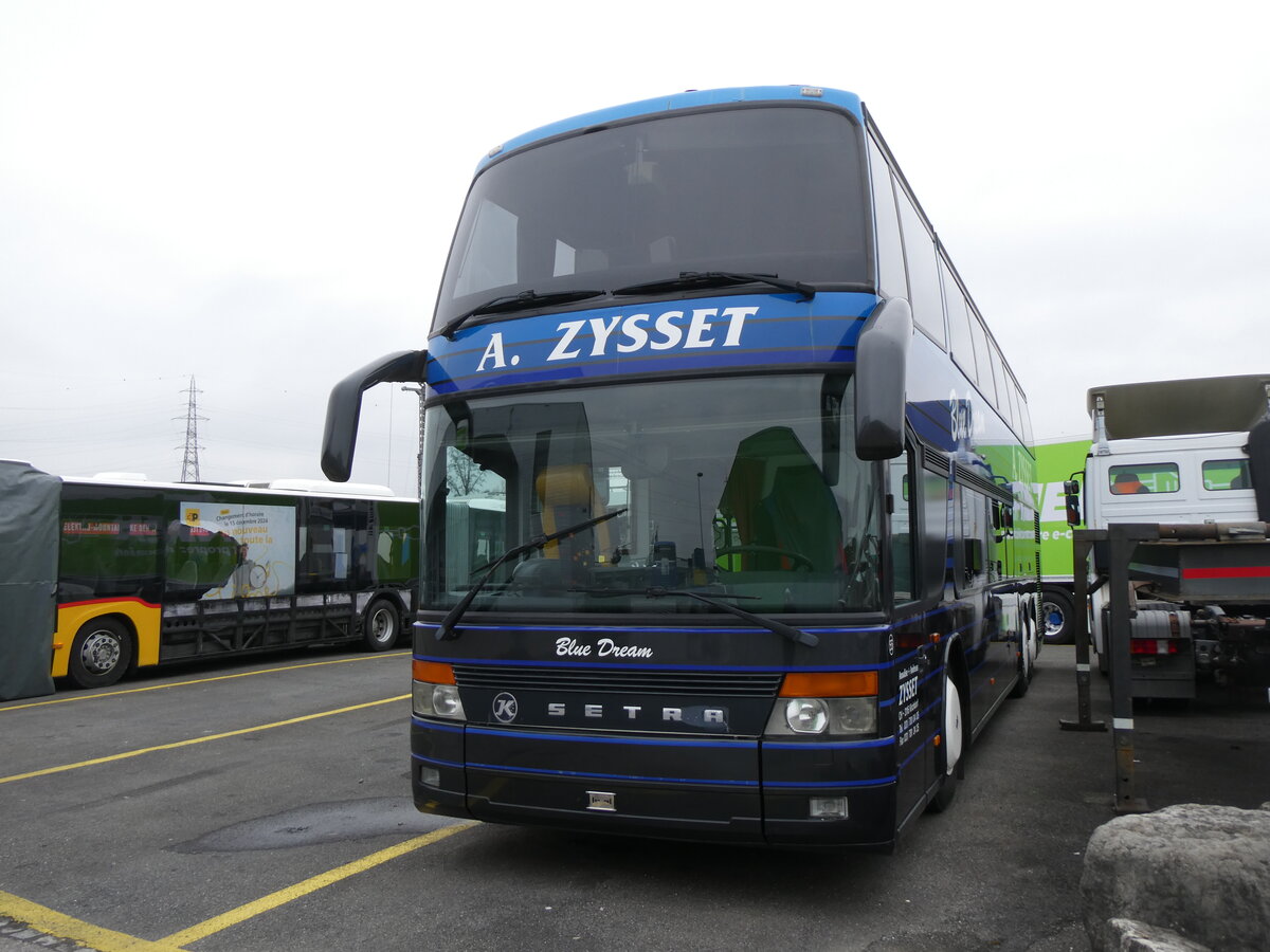 (271'522) - Zysset, Kirchdorf - Nr. 55 - Setra am 1. Februar 2025 in Kerzers, Interbus