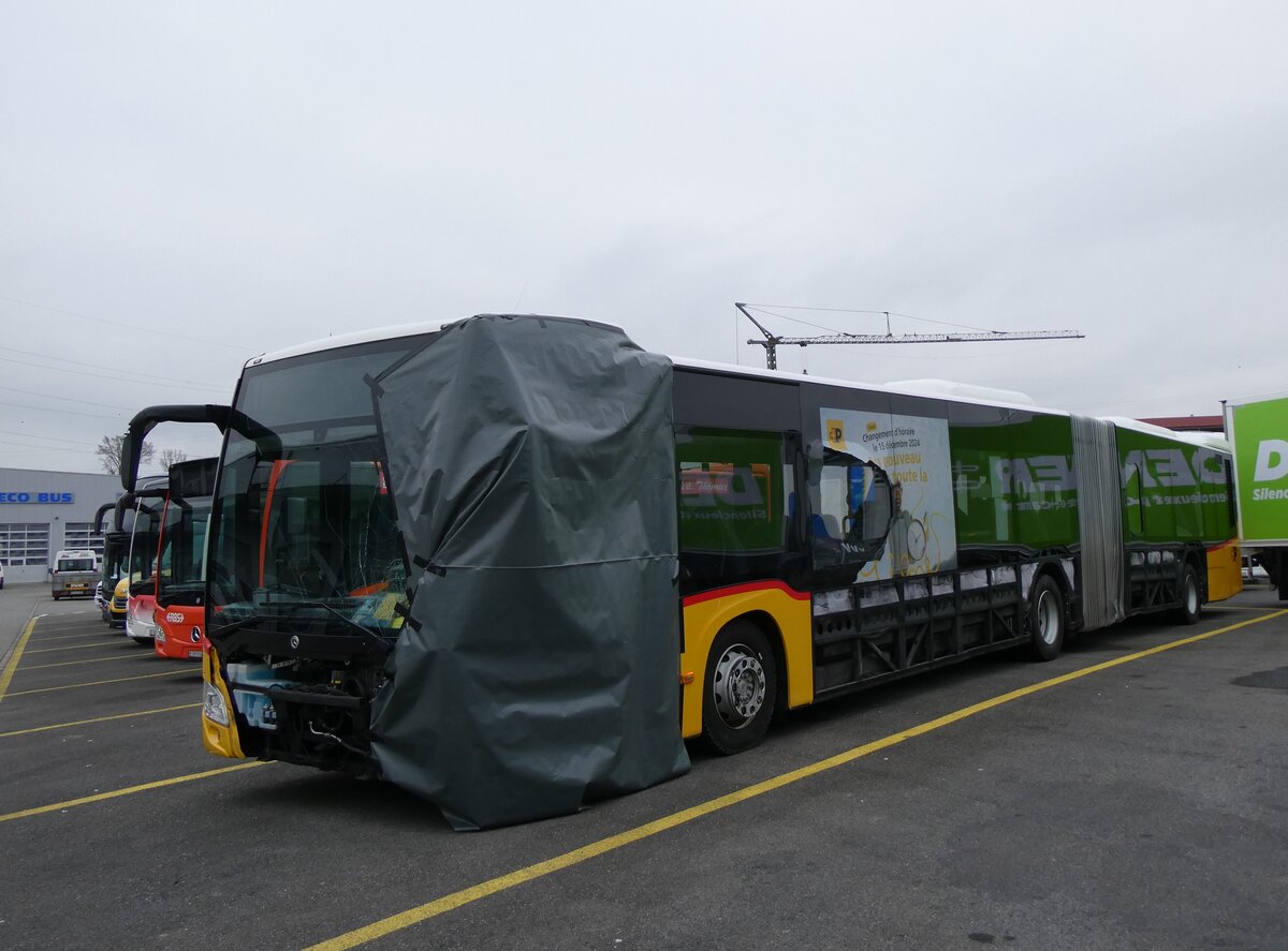 (271'524) - CarPostal Ouest - VD 578'161/PID 11'781 - Mercedes am 1. Februar 2025 in Kerzers, Interbus