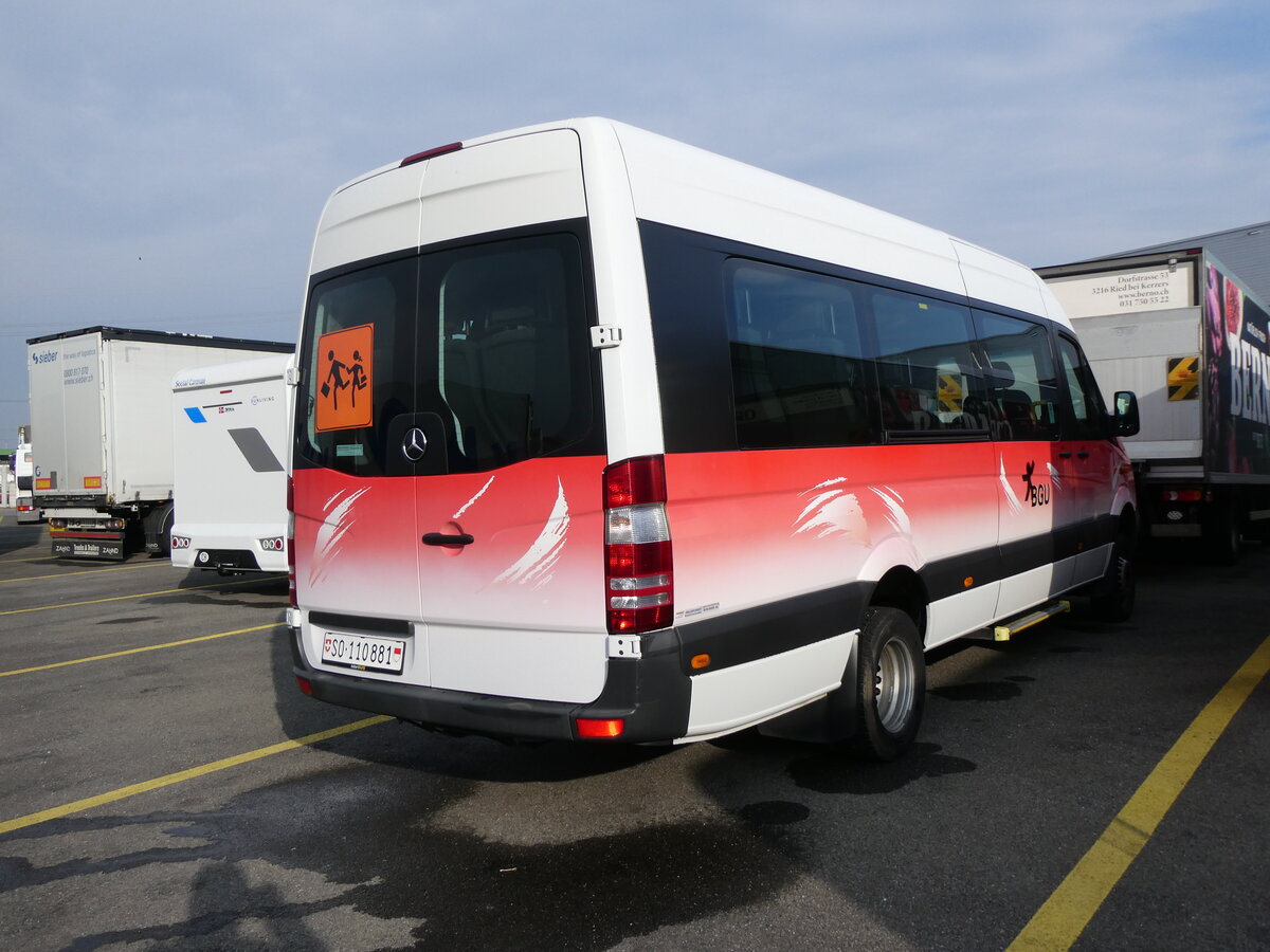 (271'731) - BGU Grenchen - Nr. 18/SO 110'881 - Mercedes am 8. Februar 2025 in Kerzers, Interbus